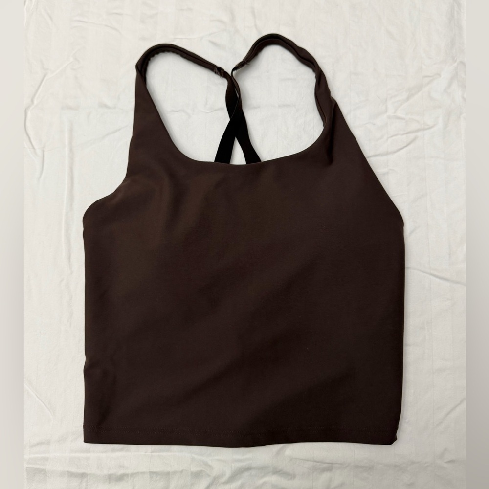 Old Navy Dark Brown Sports Bra Tank Top
